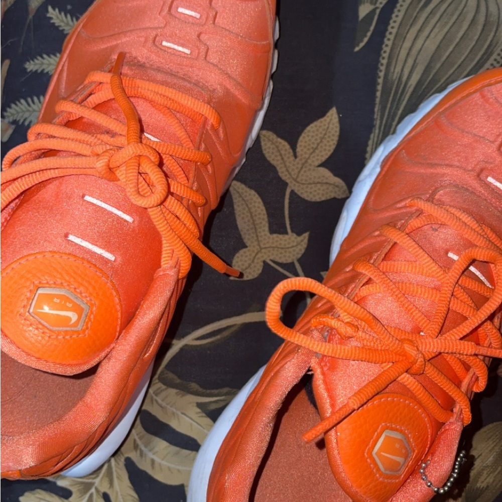 Vibrant Orange Nike Athletic Sneakers